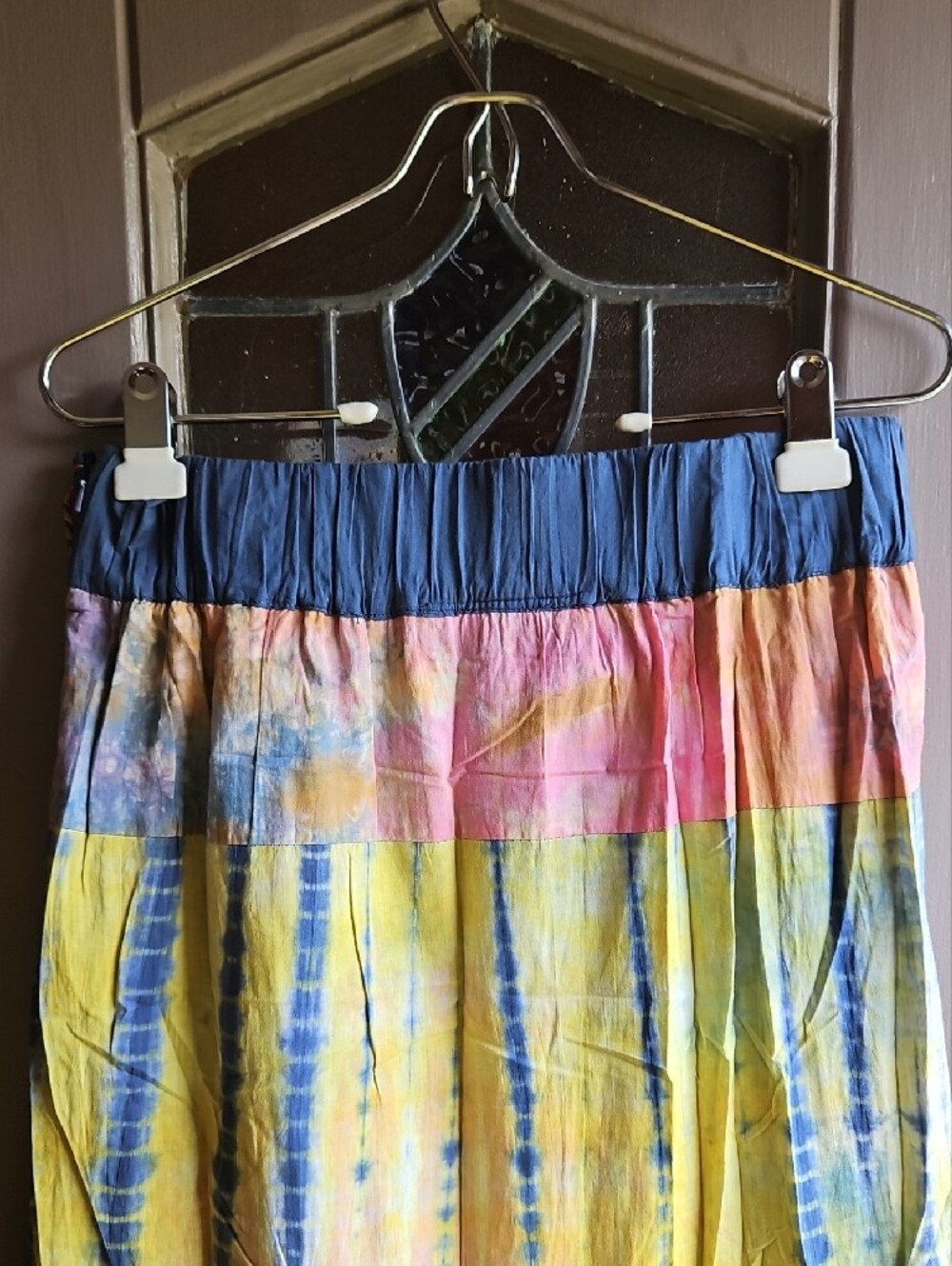 Double D Ranch Boho/Western Tiered Tie Dye Maxi Skirt - Picture 7 of 9